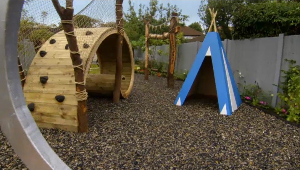 Finished garden Finished garden