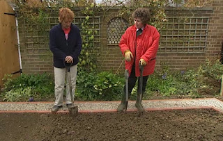 Carol Klein and Diana