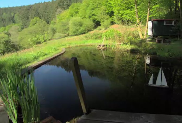 The pond at Nant Y Bedd The pond at Nant Y Bedd