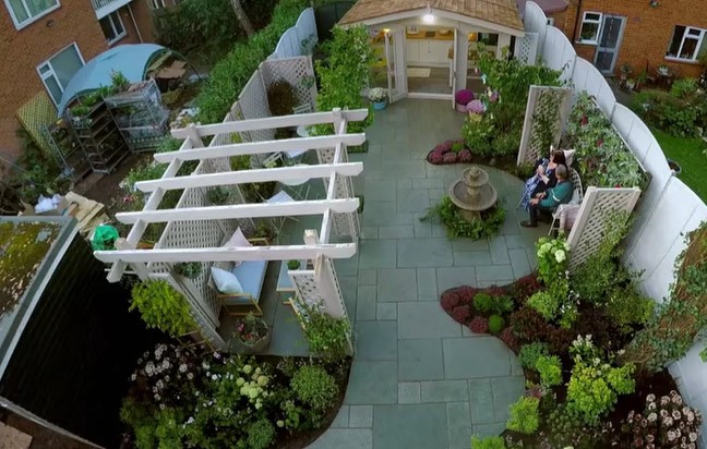 Finished garden