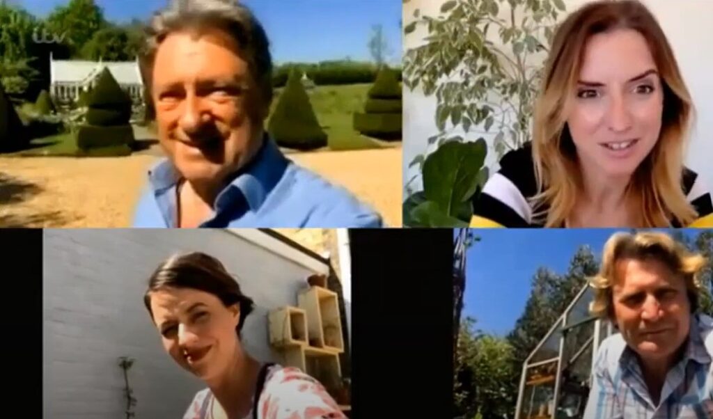 Alan Titchmarsh video calls the Love Your Garden Team Alan Titchmarsh video calls the Love Your Garden Team