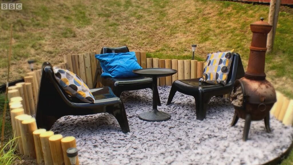 Finished garden Finished garden