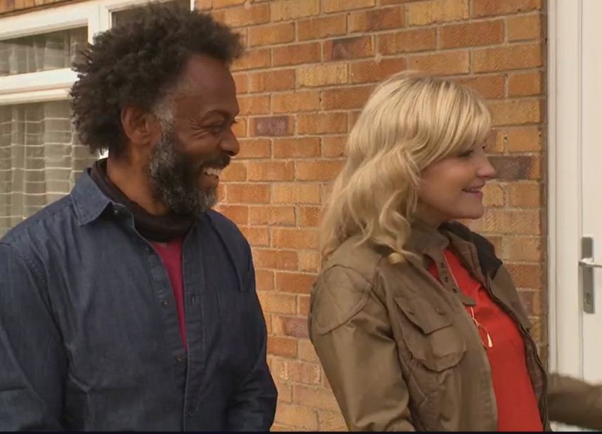 Danny Clarke and Helen Skelton Danny Clarke and Helen Skelton