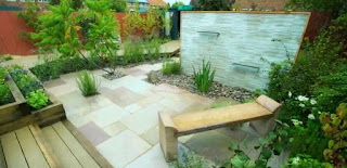 Finished garden Finished garden