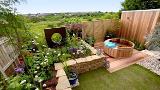 Finished garden Finished garden