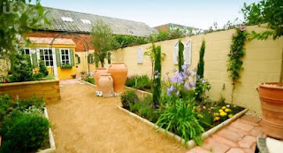 Finished garden Finished garden