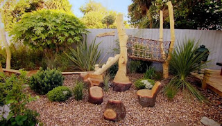 Finished garden Finished garden