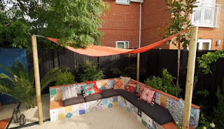 Finished garden Finished garden
