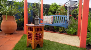 Finished garden Finished garden
