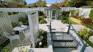 Finished garden Finished garden