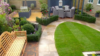 Finished garden Finished garden