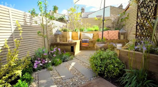 Finished garden Finished garden