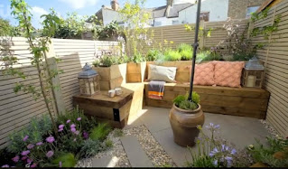 Finished garden Finished garden