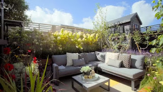 Finished garden Finished garden