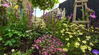 Finished garden Finished garden