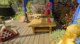 Finished garden Finished garden