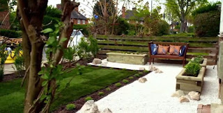 Finished garden Finished garden