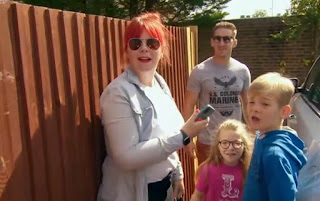 Mum Alex, Dad Russ and the children are called Zach and Lily. Mum Alex, Dad Russ and the children are called Zach and Lily.