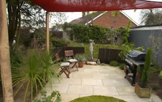 Finished garden Finished garden