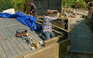 David doing decking David doing decking