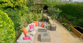 Finished garden Finished garden