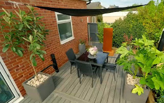 Finished garden Finished garden