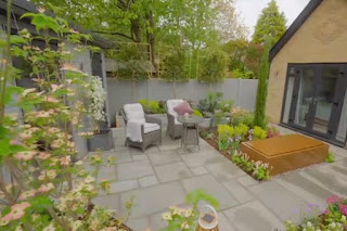 Finished garden Finished garden