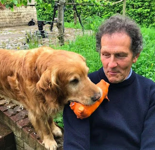 Monty and dog Monty and dog